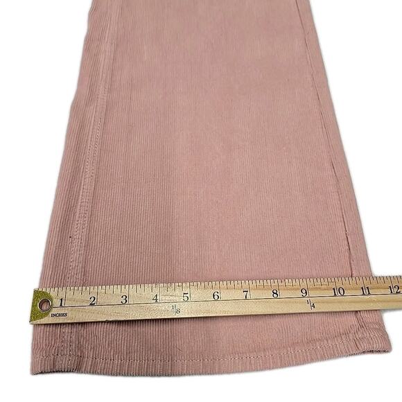 NWT Pacsun Womens Wide Leg High Waist Corduroy Pants Sz 26 Lennox Sand Pink - Picture 11 of 14